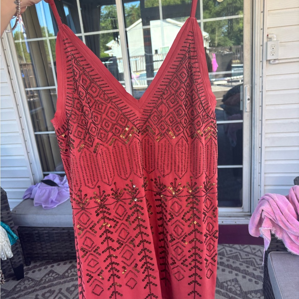 Free People Arizona Nights Embellished Slip